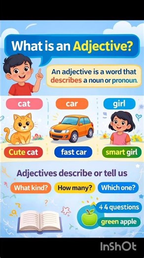 What is an Adjective? | Adjective in English GrammarAdjective Explained in Easy Way |English Grammar