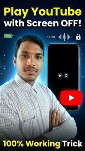 How to Play YouTube Videos with Screen Off, Android Easy Trick #shorts #tech #rejwantechlab
