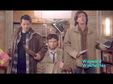 Supernatural Season 8 - 14 GAG REEL Supercut | Funny Supernatural Bloopers VS Real Life