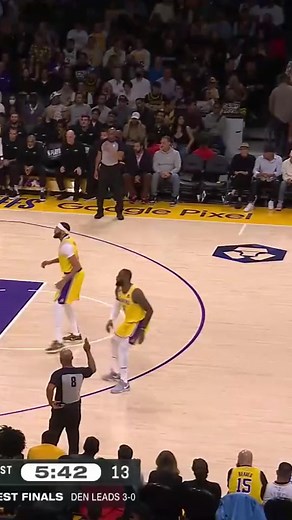 LeBron’s Accidental 3 😂