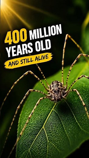 Daddy Long Legs Facts: 400 Million Year Survivor 🕷️ | #weirdnature #Harvestman #ancientcreatures
