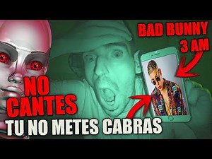 NO CANTES TU NO METES CABRA DE BAD BUNNY A SIRI A LAS 3 AM O PASA ESTO 😱
