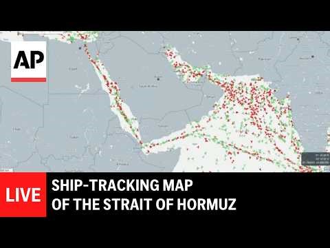 LIVE: Ship-tracking map of the Strait of Hormuz after Iran war grounds tanker traffic