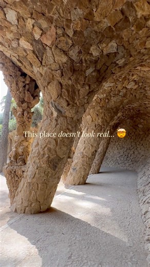 POV: You’re walking through Park Güell for the first time. 📍Park Güell, Barcelona, Spain