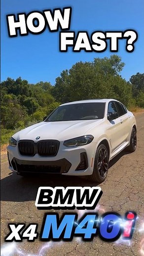 How Fast is the BMW X4 M40i ?!