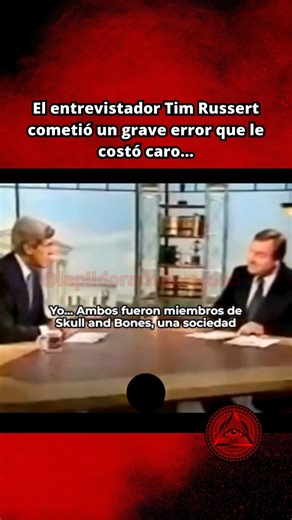 La Píldora de la Verdad 🔞 on Instagram: "el entrevistador tim russert cometió un grave error que le costó caro... 💡Sabías que tenemos un libro llamado “Despierta tus Poderes Mentales”? Léelo desde el link de nuestro perfil o comenta "LIBRO" y expande tu mente ahora 👈🧿 Comenta "AMAZON" si lo prefieres en físico 📘"
