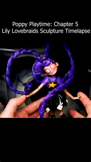 Poppy Playtime Chapter 5: Lily Lovebraids Sculpture Timelapse
