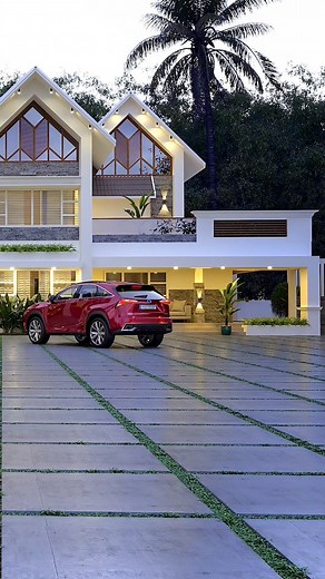 6.6K views · 2K reactions | Fusion home design for JOHNSON #keralahomes #architecture #home #FusionHomes | Sajay Nv | Facebook