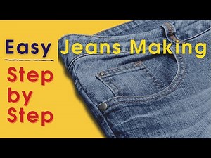 Sewing Jeans DIY Tutorial | Denim Jeans Stitching at Home - Stitching Mall