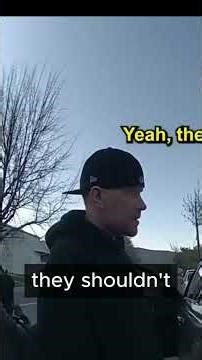 Cop regrets pulling over an FBI agent #police #bodycam #fbi #copsoftiktok #fail