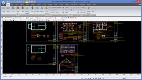 MAGNET Office to Field workflow for an Autocad dxf or dwg