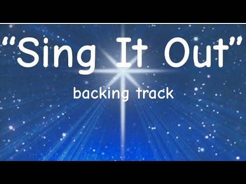 Christmas Assembly Songs for kids - “Sing It Out” backing track