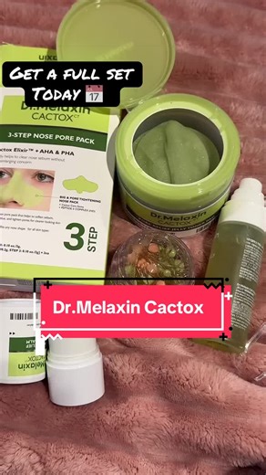 If you love trying new skincare routines, tap the cart and check this one out. Trying the Dr. Melaxin Cactox Pore Care skincare set, a multi-step routine designed to help cleanse pores, smooth skin, and refresh your skincare routine. The set includes toner pads, pore packs, serum mist, and skincare treatments designed for pore care and skin comfort. Great for anyone looking to upgrade their skincare routine. dr melaxin cactox skincare pore care skincare routine korean pore care products pore tig