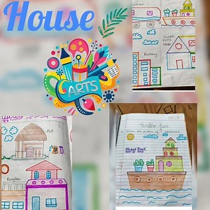 Different types of houses 🏡 Drawing. Saijal Dhakad ART#