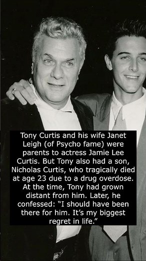 😢 Tony Curtis Regretted Losing His Son | A Heartbreaking Family Story