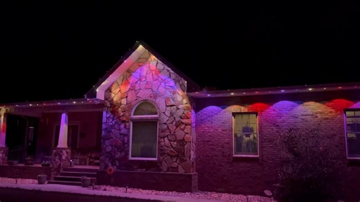 Another night and another Christmas light show here at Bucking Goat Farm. | Bucking Goat Farm