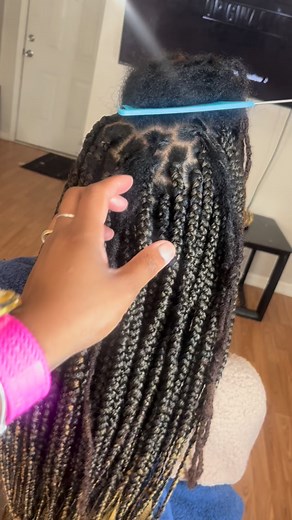 🤩✨Braids over locs!! Get yours next!! They say Locs are versatile, can’t u tell? #getbeautifiedbyshan‼️‼️💯 #getloc’din | Shan Shan