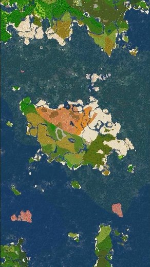 Minecraft Continent Island Seed With All Hot and Warm Biomes!