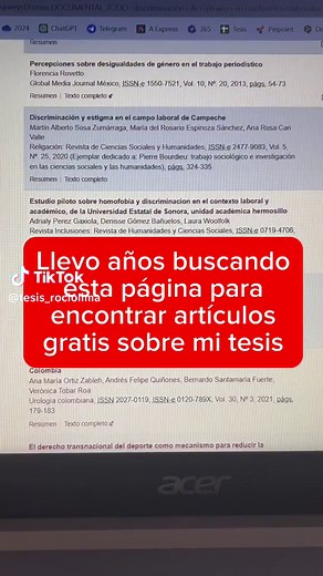 Encuentra artículos gratis para tu tesis fácilmente