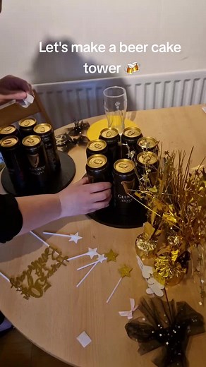 How to Make a 50th Birthday Beer Cake Tower