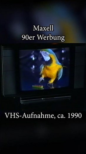 Maxell Videokassetten - 90er Werbung (90's Commercial) deutsch / german