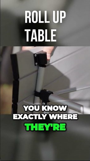 Roll-Up Aluminium Camping Table Assembly