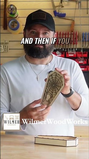 DIY Coffin Candy Box: Quick, Customizable & Perfect for Halloween! #shorts