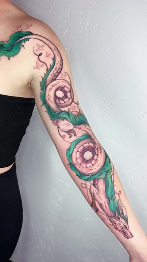 Dragon Haku Tattoo and Spiritual Awakening | Ghibli Inspired Ink