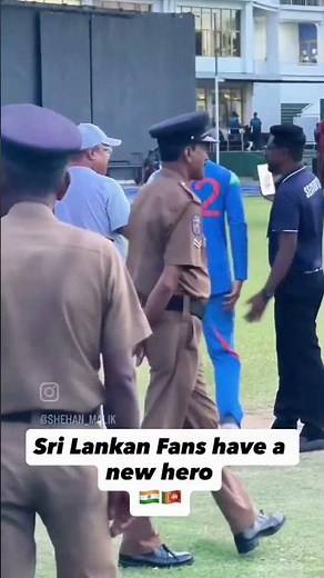 Sri Lankan fans Tilak ke Deewane ! After India A wins the thriller Captain Tilak !