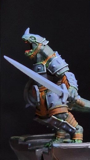 Painting a Stunning Saurian Empire Miniature | Pure Showcase #miniaturepainting #wargaming #saurian