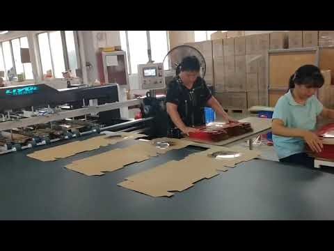 Automatic Cardboard Packaging Rigid Paper Box Folding Gluing Machine Carton Box Gluing Machine