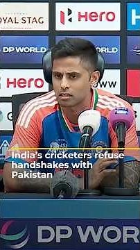 India–Pakistan Asia Cup match ends in handshake row