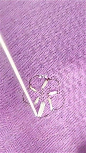 Cherry Flower #embroidery #handembroidery #handbroidery #howto