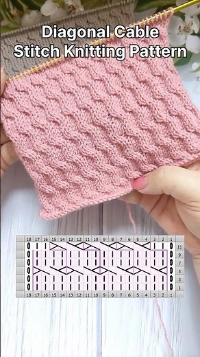 How to knit Cable Stitch #knitting #knittingpattern #cableknitting #knittingdesign #cablestitch
