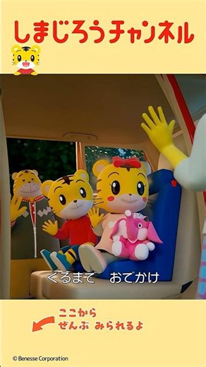 シートベルトをしめよう｜しまじろうチャンネル公式 #生活習慣 #童謡 #アニメ