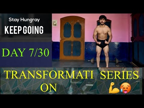 Body Transformation Series At Home 💪😍. DAY 7/30