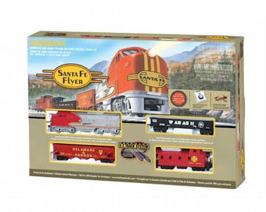 Bachmann Santa Fe Flyer Train Set (HO Scale) [BAC00647]