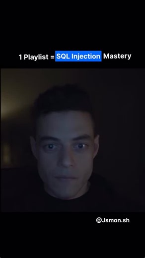jsmon.sh | Continuous Frontend Security on Instagram: "Follow and comment ‘JSMON’ for link Learn SQLi from zero to expert — in one simple playlist. If you’re into bug bounty or web hacking, this is your must-learn skill. Secure your app with Jsmon → Jsmon.sh 🔐⚡ #cybersecurity #ethicalhacking #jsmon #bugbounty"