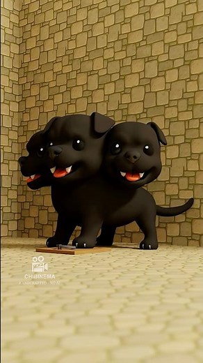 Harry, Ron and Hermione meet Fluffy | Philosopher's Stone