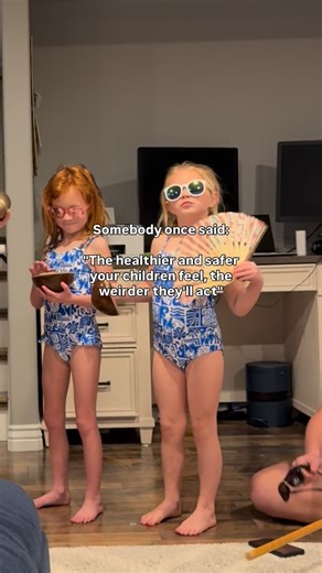 Kyndall Russell on Instagram: "If they’re happy, they’re feral. It’s science. 😎 - #momlife #parenting #blendedfamily #sheevolves #fyp #relatable #happykids"