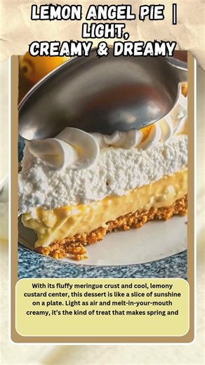 3.4K views · 26 reactions | Lemon Angel Pie | Light, Creamy & Dreamy...