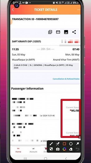 IRCTC se booking train ticket ka status kaise check Kare How to check Current Status of train Ticket