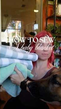 How to sew&embroider a baby blanket | testing out my new sewtech magetic hoop on my brother se700