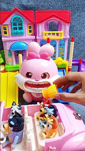 Satisfying with Unboxing & Review Bluey Playset Toy ASMR #toys #bluey #shorts