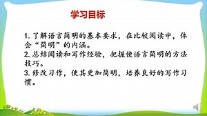 【知识串讲】《写作：语言简明》-部编人教版七年级语文下册（初一）-YW07B-151-ZW