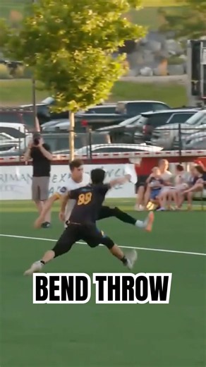 Curving throw for the assist!