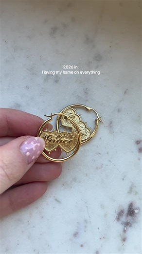 The cutest earrings I’ve ever seen 🥹 #goldearrings #goldhoops