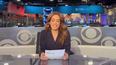 CBS LA anchor Rudabeh Shahbazi salutes Eliott Rodriguez as her "best co-anchor ever"