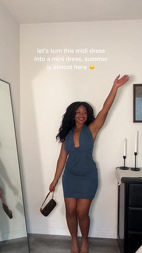Midi to Mini Dress Transformation: Hot Girl Summer Style Guide