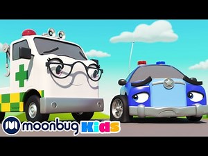 Emergency Service Vehicles Rap | NEW | Buster's Nursery Rhymes & Kids Songs | Baby Songs